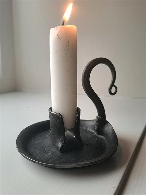 Rustic Iron Candle Holders