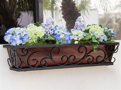 Rustic Iron Window Boxes
