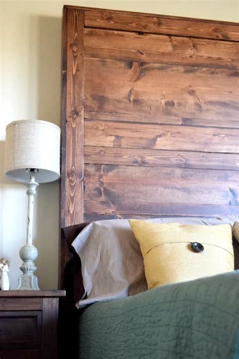 Rustic King Headboard Diy
