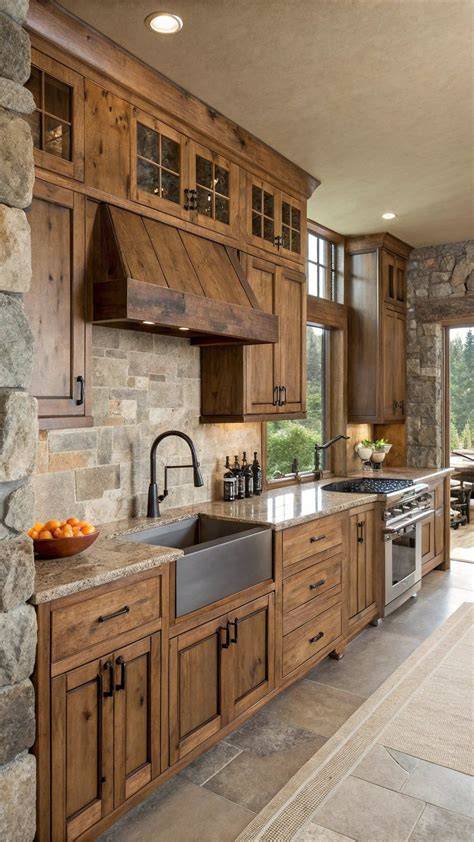 Rustic alder Meadville PA Fairfield Custom Kitchens