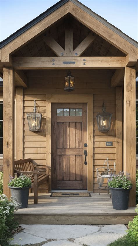 Rustic Outdoor Entryway Ideas
