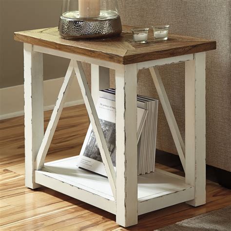 Rustic Rectangle End Tables
