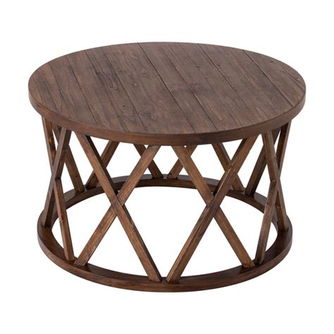 Rustic Round Coffee Table Wayfair