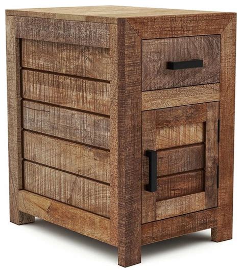 Rustic Side Tables With Storage