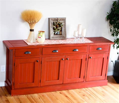 Rustic Sideboard Plans