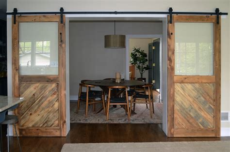 Custom rustic sliding barn door