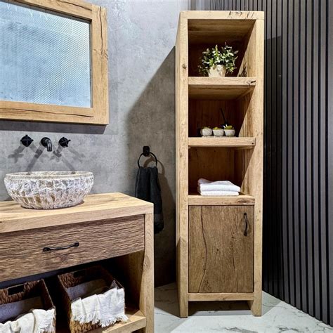 Rustic Storage For Bathroom