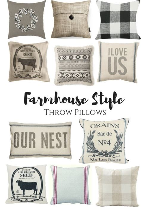 Rustic Style Throw Pillows