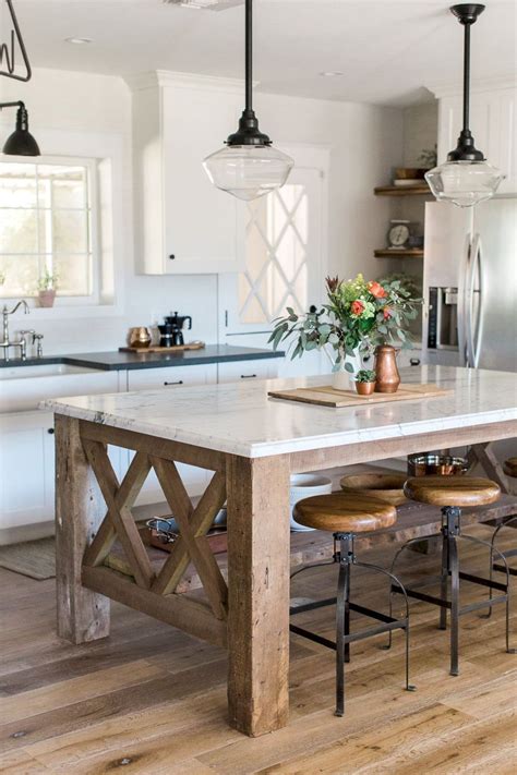Rustic Table For Kitchen Island