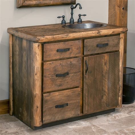 Rustic Vanity And Sink
