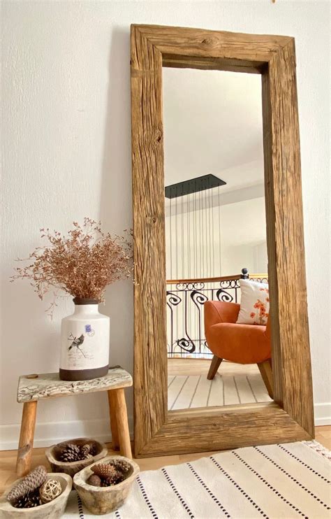 Rustic Wall Floor Mirror