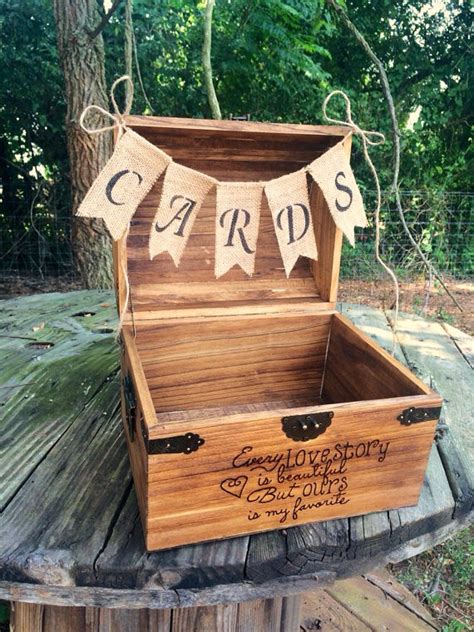 19+ Rustic Wedding Card Box