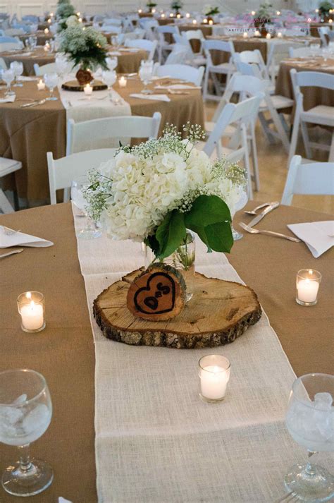 Rustic Chic Wedding Rustic chic wedding, Wedding table decorations