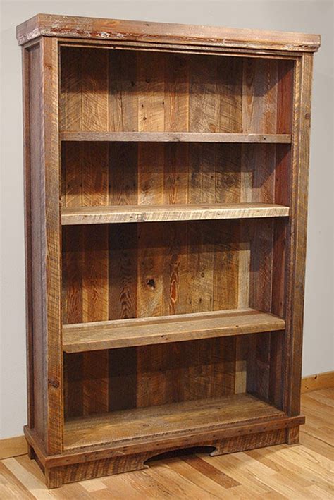 Rustic Wood Bookshelf