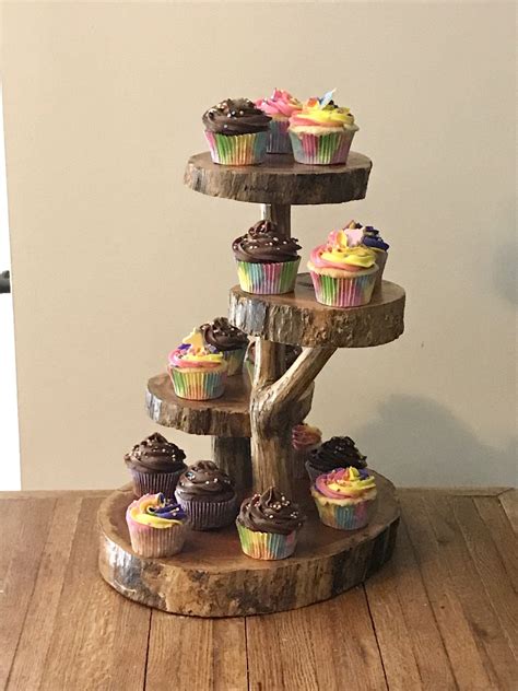 home.furnitureanddecorny.com:rustic wood cupcake stand for sale