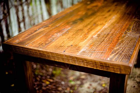 Rustic Wood Table Leaf