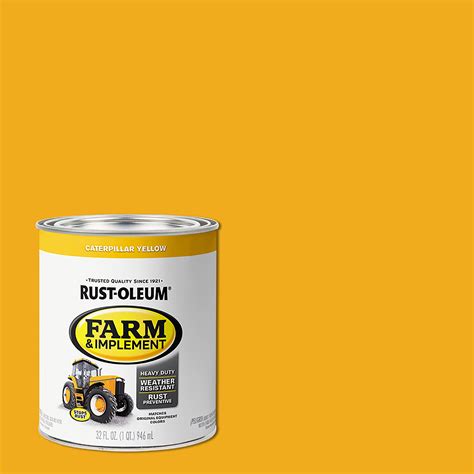 Rustoleum Caterpillar Yellow Quart