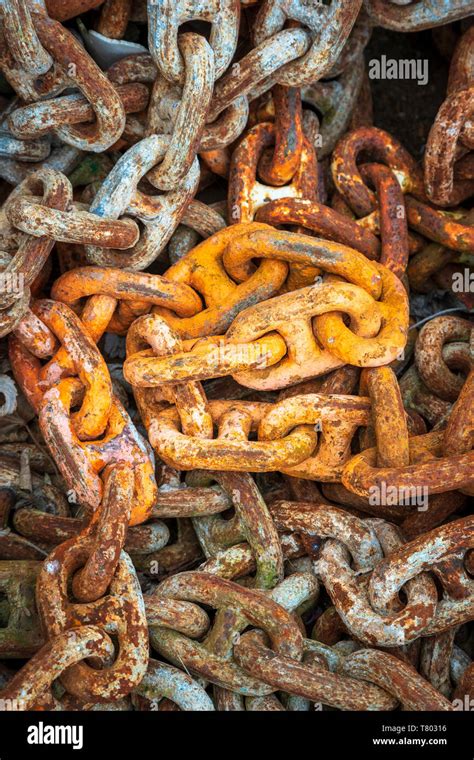 rusty chains