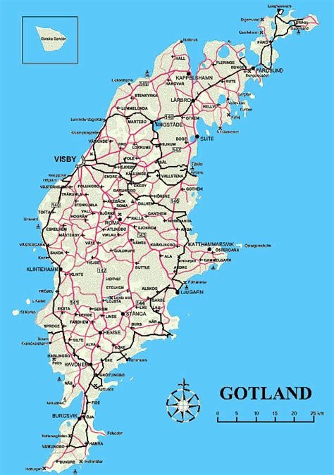 StepMap Gotland Landkarte für Skandinavien