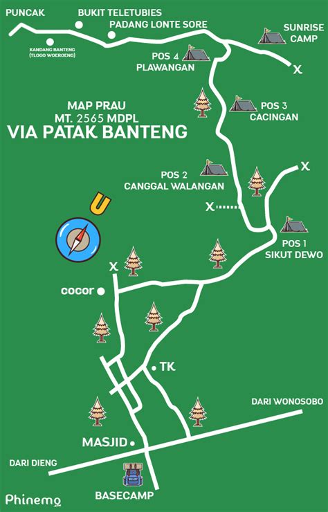Rute Gunung Prau dari Jakarta Basecamp
