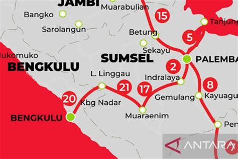 rute tol palembang bengkulu