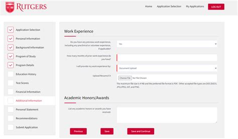 rutgers application portal