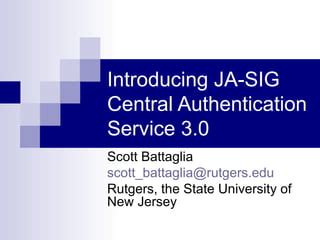 rutgers central authentication service