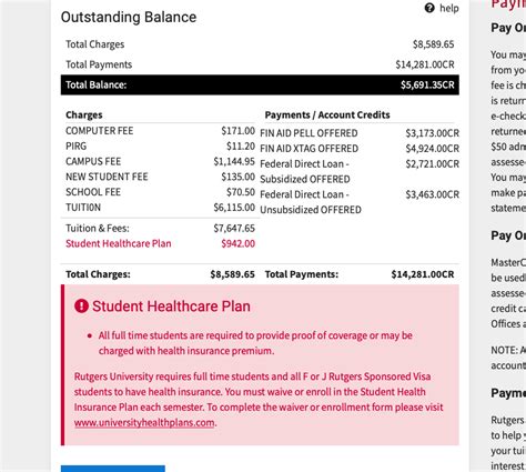 rutgers pay bill