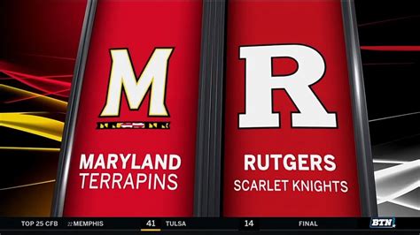 rutgers vs maryland football game today