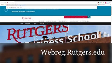 rutgers webreg login