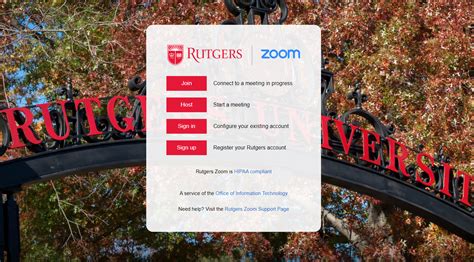 rutgers zoom
