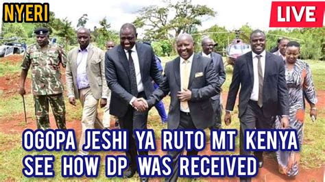 ruto in nyeri today