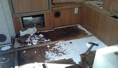 Tips to replace the flooring Inside an RV slide out/ Remodeled