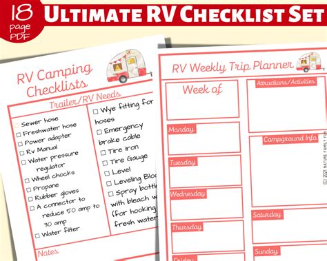 Rv Checklist For Beginners