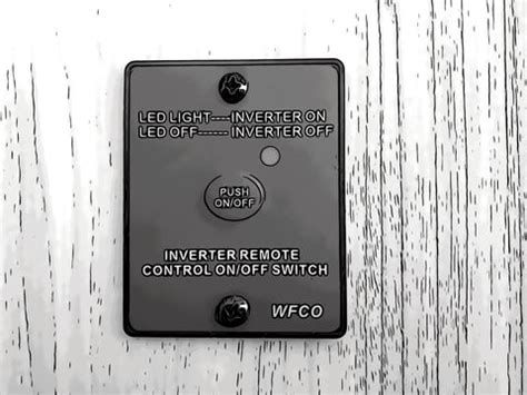Rv Inverter On/Off Switch