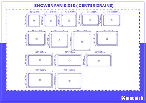 Rv Shower Pan Sizes