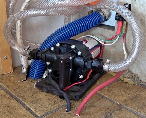 Rv Water Pump Install