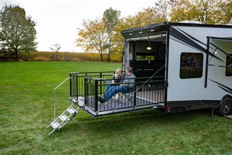 Rv With Back Deck