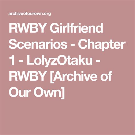 rwby watch archive of our own