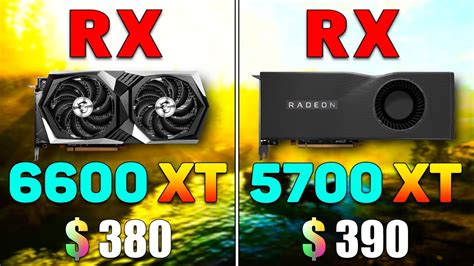 rx 5700 xt vs rx 6600 xt youtube