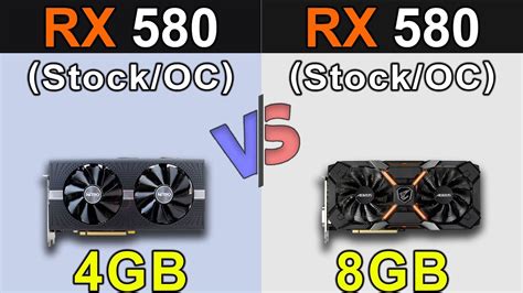 rx 580 4gb vs rx 580 8gb