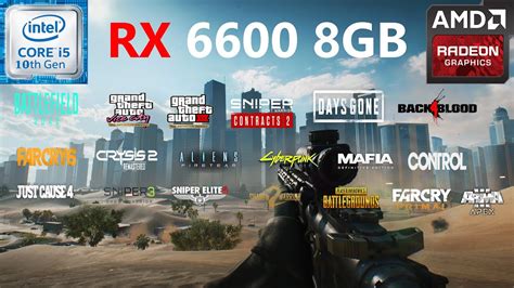 rx 6600 game test