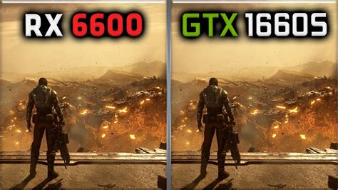 rx 6600 vs 1660 super