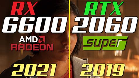 rx 6600 vs 2060 6gb
