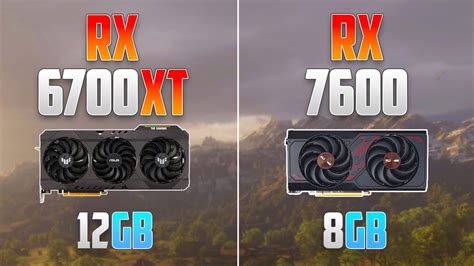 rx 7600 vs 6700xt