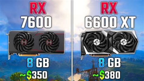 rx 7600 vs rx 6600 benchmarks