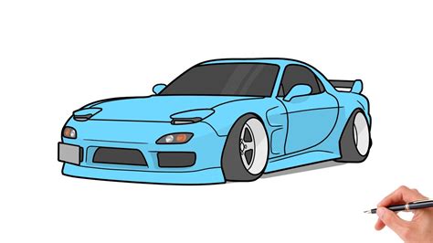 rx7 drawing easy