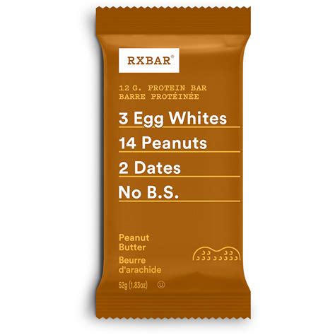 rxbar peanut butter protein bars