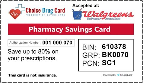 rxsense walgreens discount card