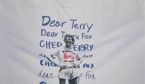 Terry Fox Run Customized Tshirt- Marathon Of Hope